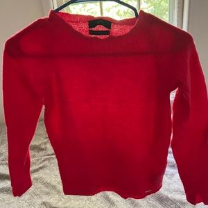 Diesel cozy red sweater